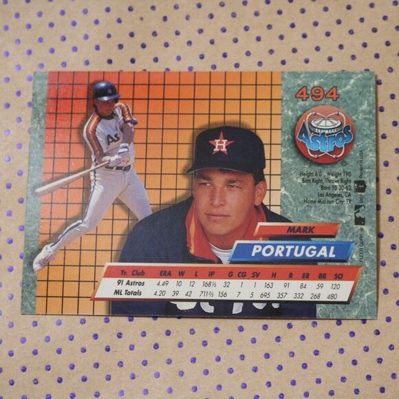 Mark Portugal #494 Baseball Card - Picture 2 of 2
